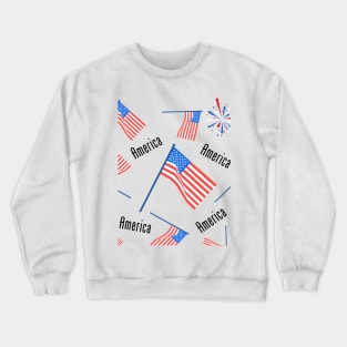 I love America Crewneck Sweatshirt